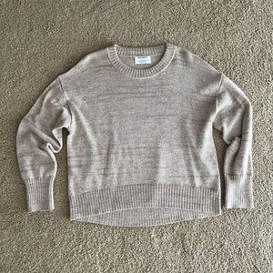 Light Brown Crew Neck Sweater